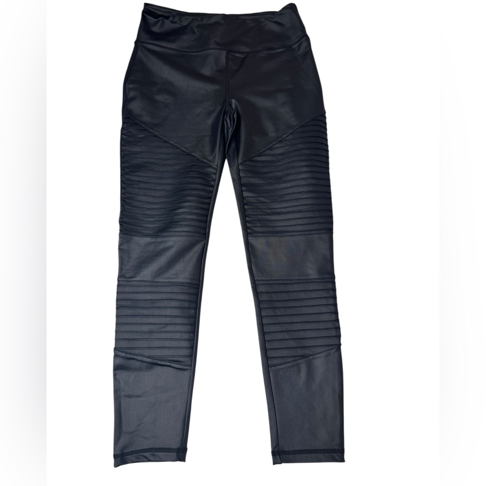 WalkPop Moto‎ Faux Leather Leggings - Size M (NWT)